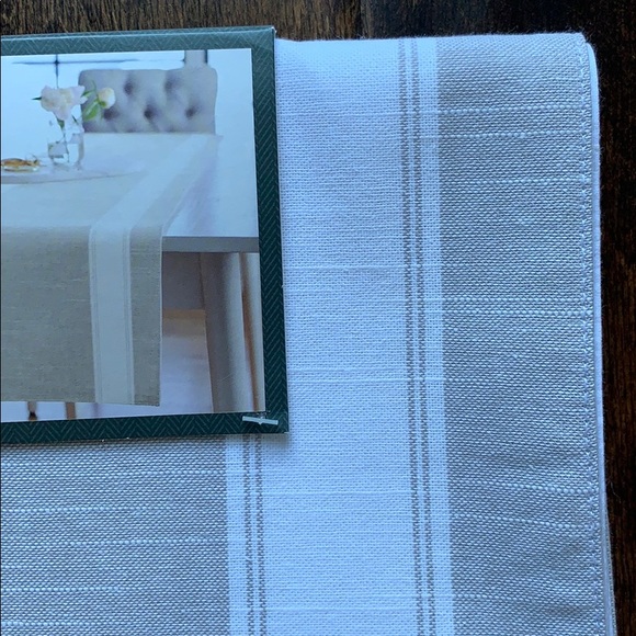 NWT 14”x72” Striped Table Runner - Picture 6 of 12